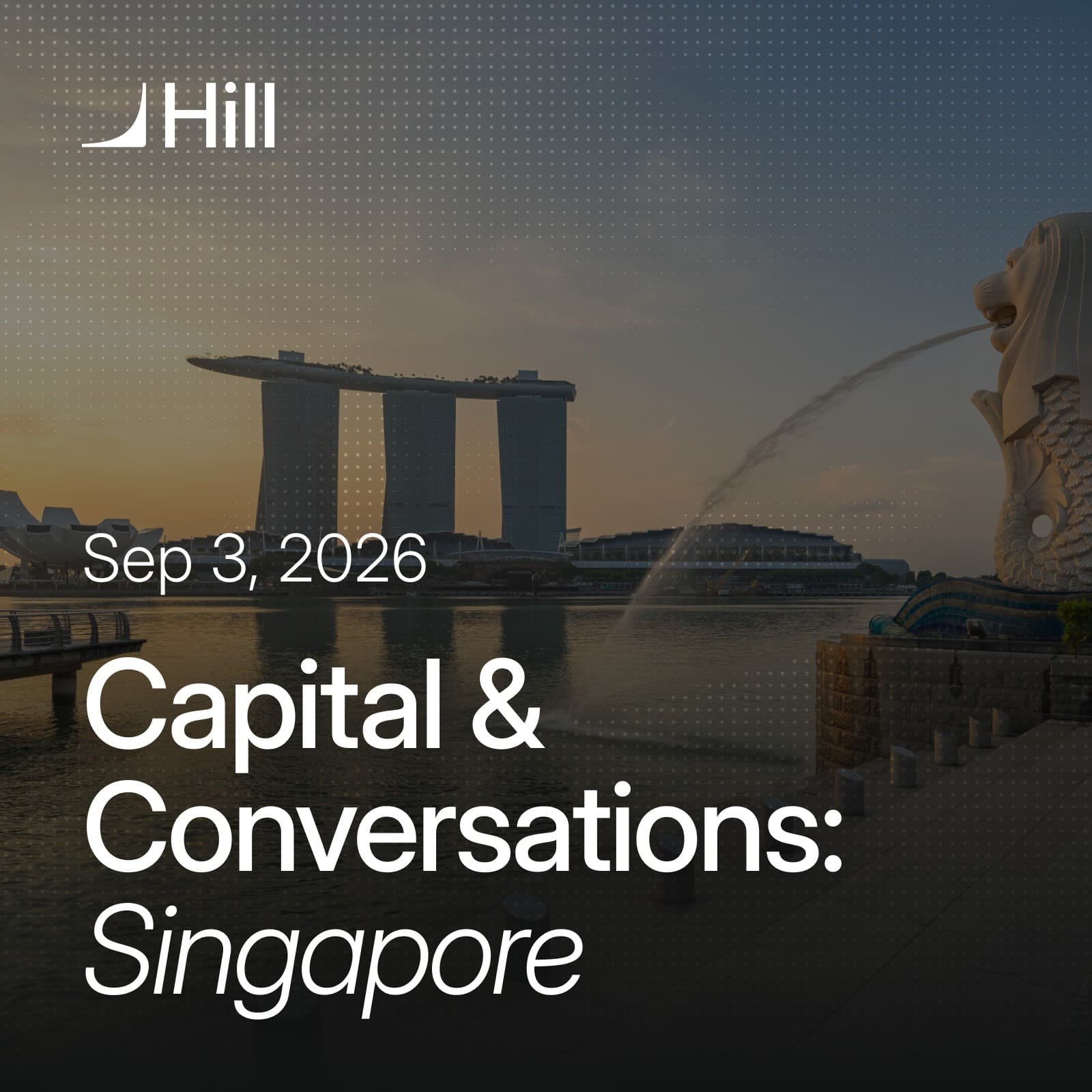 Capital & Conversation: A Private Dinner in Singapore